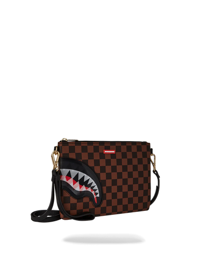 BOLSO POCHETTE CONVERTIBLE BANDOLERA LENTICULAR EFFECTS CROSSOVER CLUTCH - MARRON - SPRAYGROUND | 910B6524NSZ