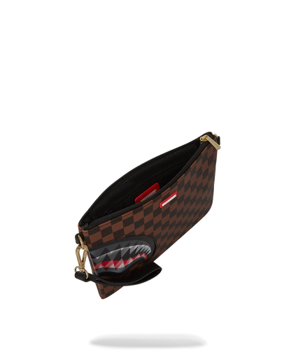 BOLSO POCHETTE CONVERTIBLE BANDOLERA LENTICULAR EFFECTS CROSSOVER CLUTCH - MARRON - SPRAYGROUND | 910B6524NSZ