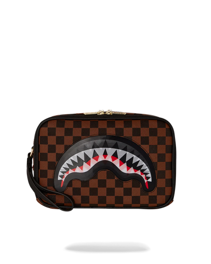 NECESER POCHETTE LENTICULAR EFFECTS BRICKSIDE TOILETRY BAG - MARRON - SPRAYGROUND | 910B6525NSZ