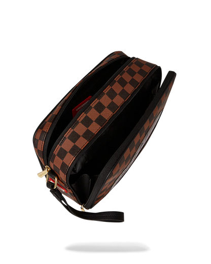 NECESER POCHETTE LENTICULAR EFFECTS BRICKSIDE TOILETRY BAG - MARRON - SPRAYGROUND | 910B6525NSZ