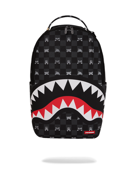 MOCHILA GRAY PEEKING CHARACTER CHECK BACKPACK - NEGRO - SPRAYGROUND | 910B8872NSZ