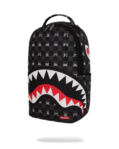 MOCHILA GRAY PEEKING CHARACTER CHECK BACKPACK - NEGRO - SPRAYGROUND | 910B8872NSZ