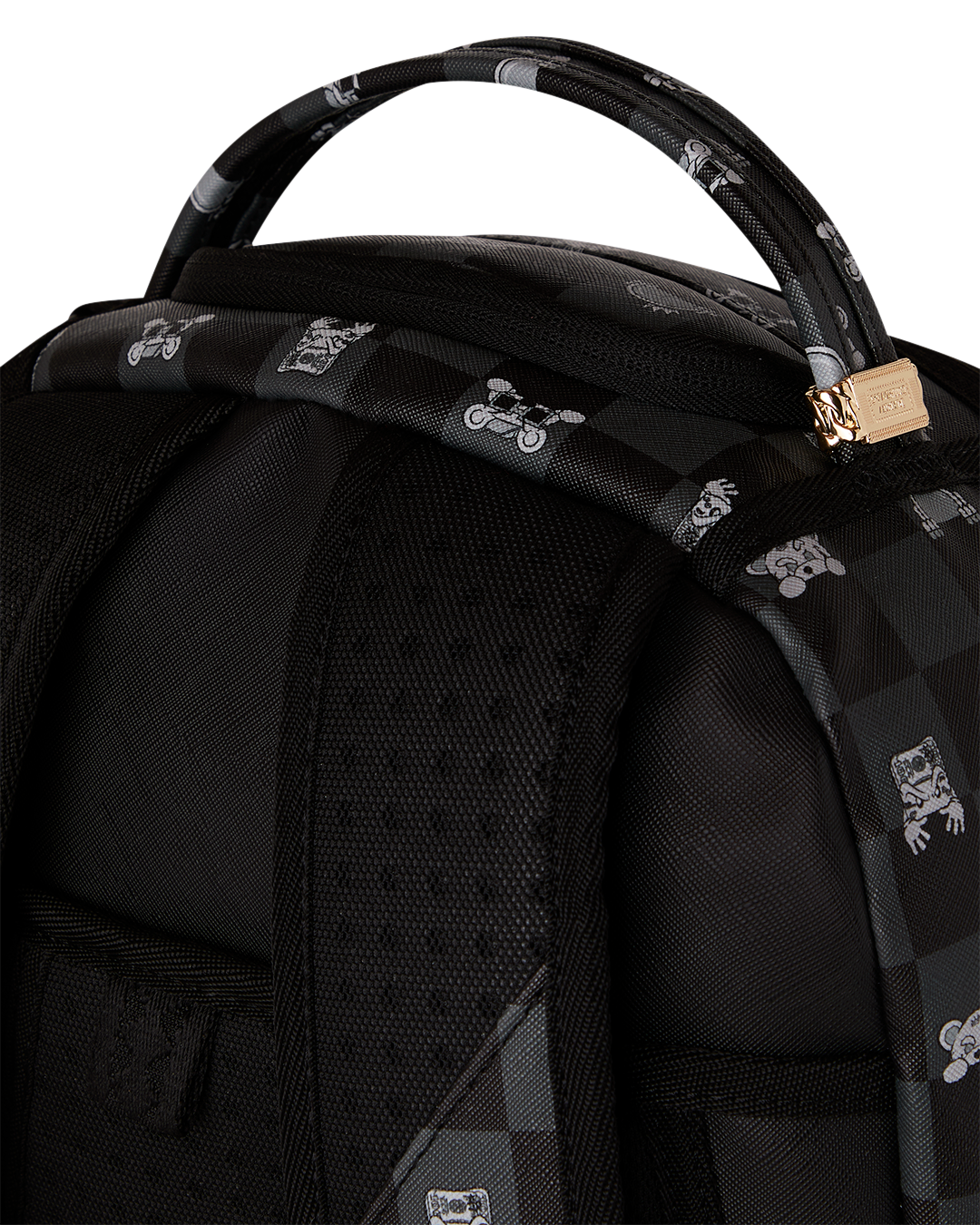 MOCHILA GRAY PEEKING CHARACTER CHECK BACKPACK - NEGRO - SPRAYGROUND | 910B8872NSZ