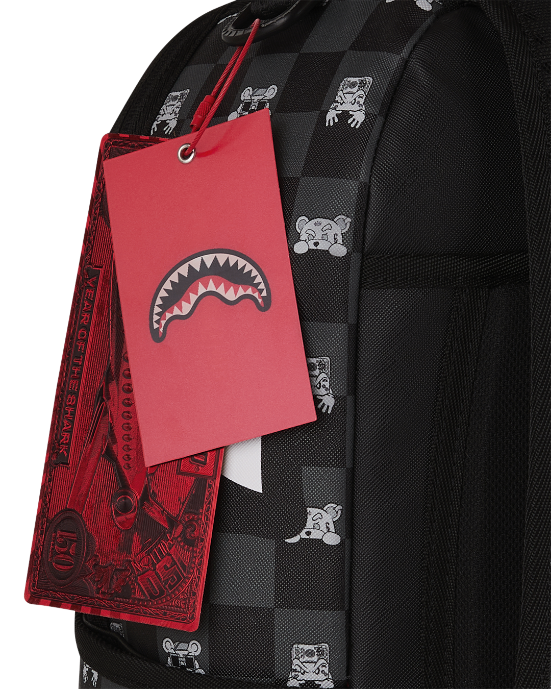 MOCHILA GRAY PEEKING CHARACTER CHECK BACKPACK - NEGRO - SPRAYGROUND | 910B8872NSZ