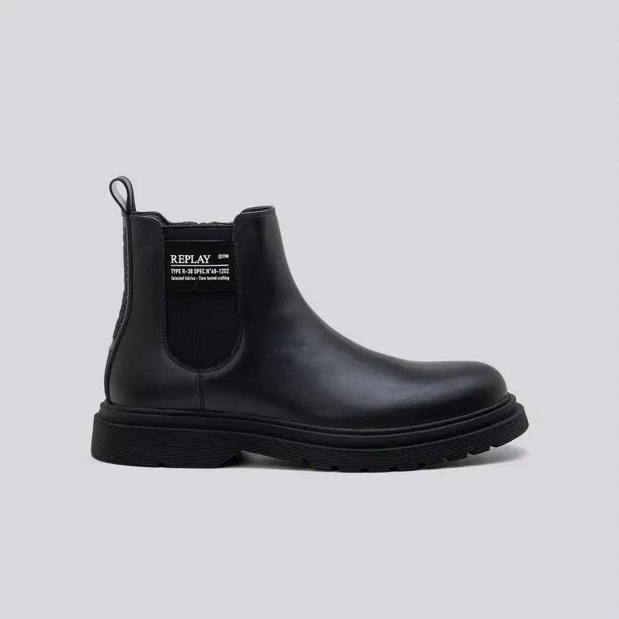 BOTAS CHELSEA "PIERCE" - NEGRO - REPLAY | GMC1H.000.C0004S