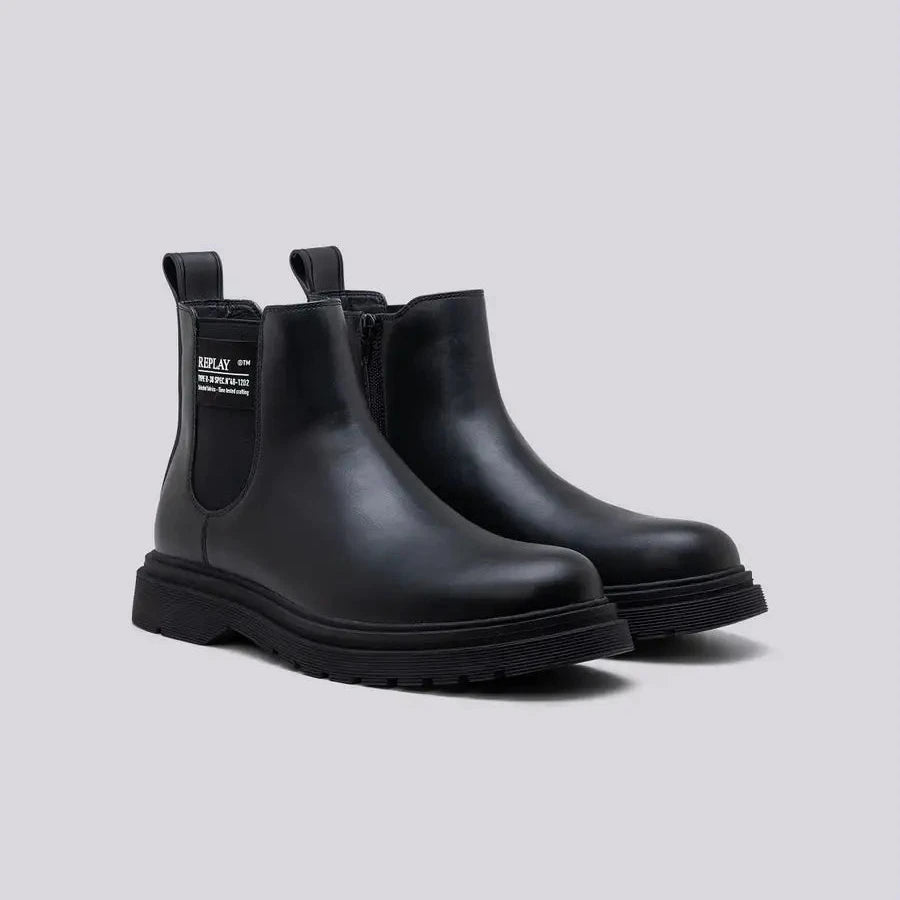 BOTAS CHELSEA "PIERCE" - NEGRO - REPLAY | GMC1H.000.C0004S