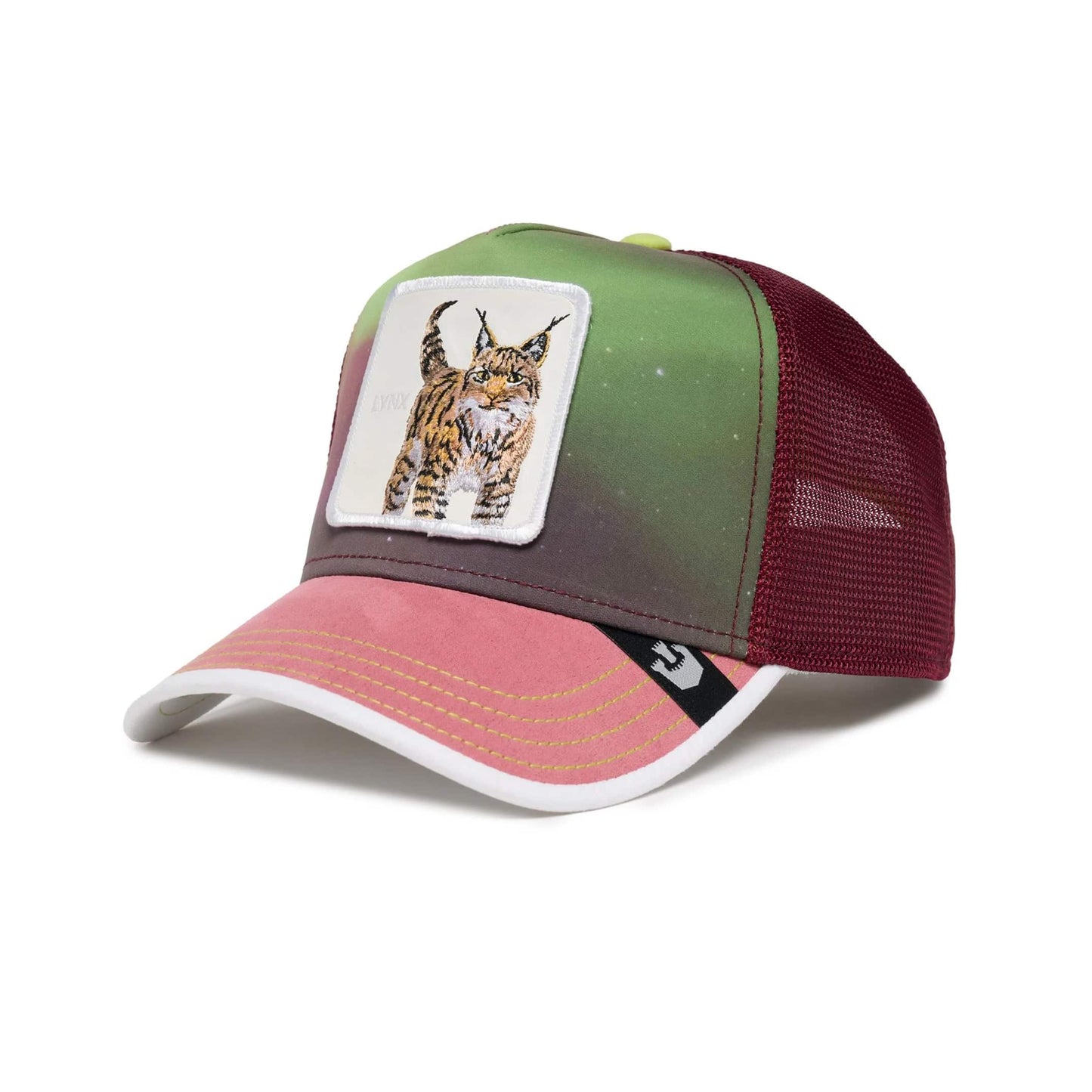 GORRA TRUCKER LINCE "LYNX" - VERDE - GOORIN BROS PREMIUM THE FARM ANIMALS | 101-1696