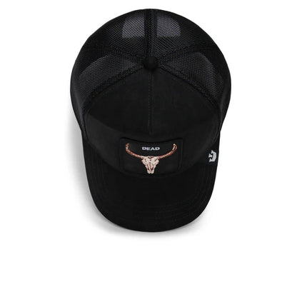 GORRA TRUCKER TORO "THE SUEDE SKULL" - NEGRO - GOORIN BROS THE FARM ANIMALS | 101-2125