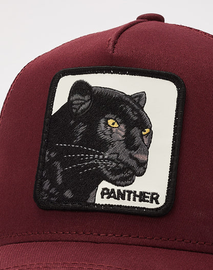 GORRA TRUCKER PANTERA "THE PANTHER" - BURDEOS - GOORIN BROS THE FARM ANIMALS | 101-0381