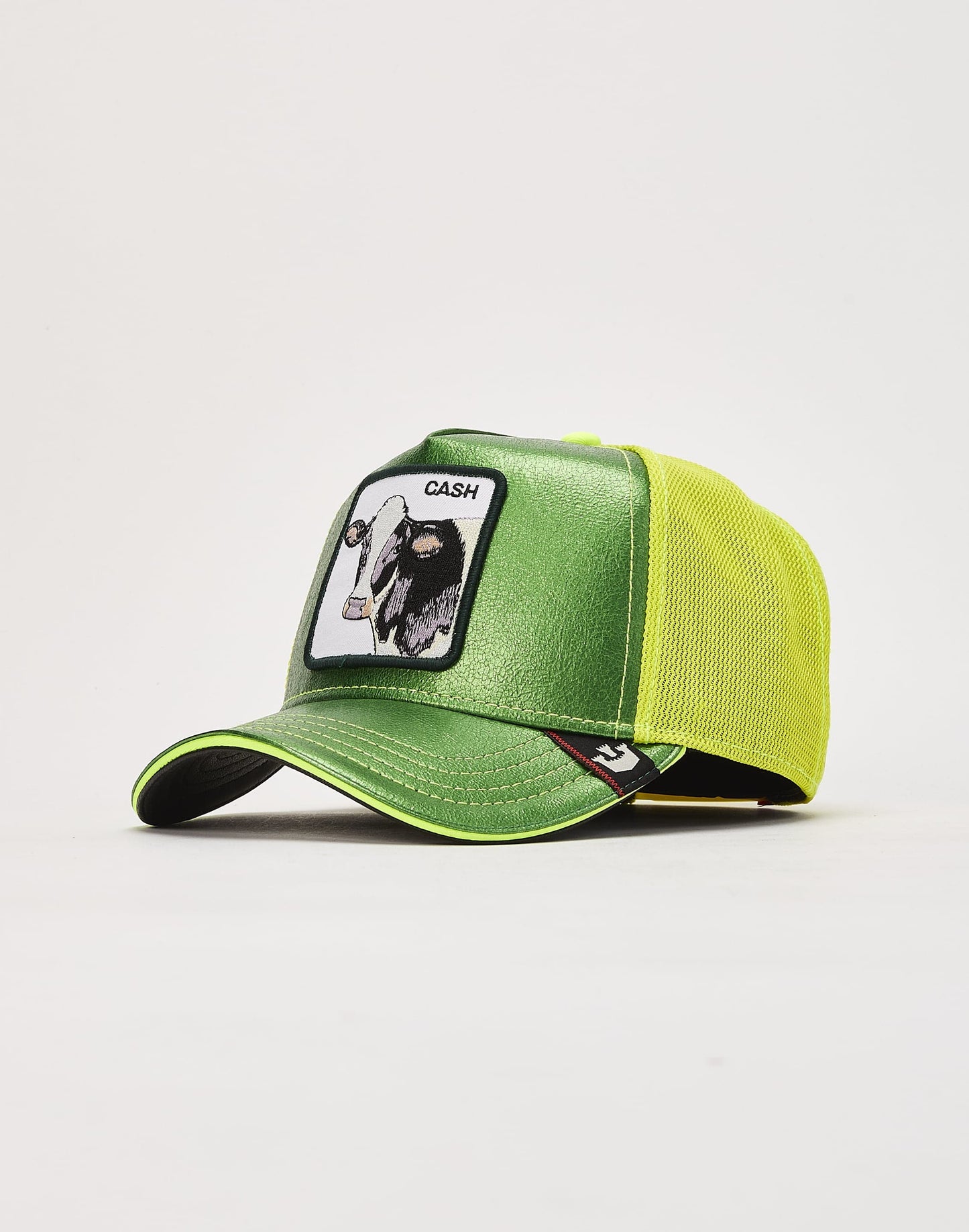 GORRA TRUCKER VACA "CASH SHINE METALLIC" - VERDE METÁLICO - GOORIN BROS THE FARM ANIMALS | 101-0910