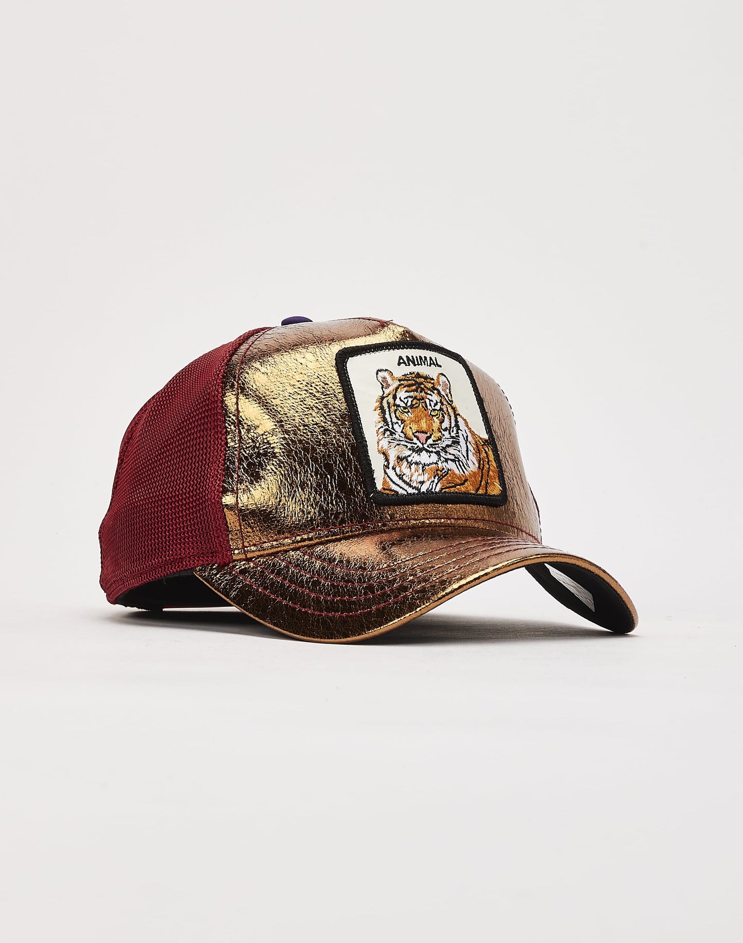 GORRA TRUCKER TIGRE "SPOTLIGHT METALLIC" - ORO METÁLICO - GOORIN BROS THE FARM ANIMALS | 101-0912