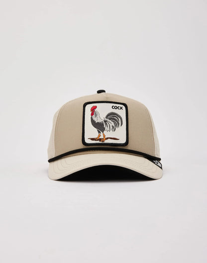 GORRA TRUCKER GALLO "ROOSTER 100" - CREMA - GOORIN BROS THE FARM ANIMALS | 101-1258