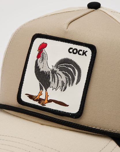 GORRA TRUCKER GALLO "ROOSTER 100" - CREMA - GOORIN BROS THE FARM ANIMALS | 101-1258