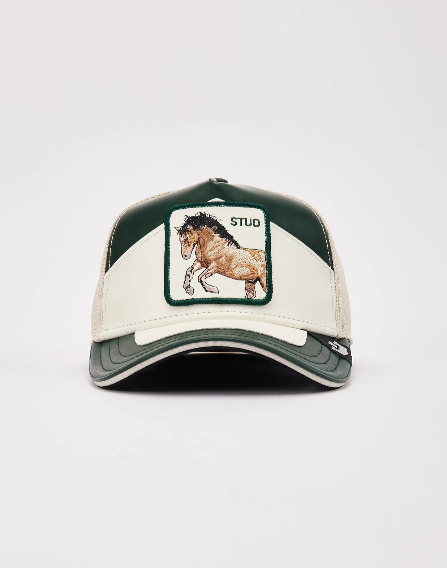 GORRA TRUCKER CABALLO "MOTO STUD" - VERDE / BLANCO - GOORIN BROS THE FARM ANIMALS | 101-1689