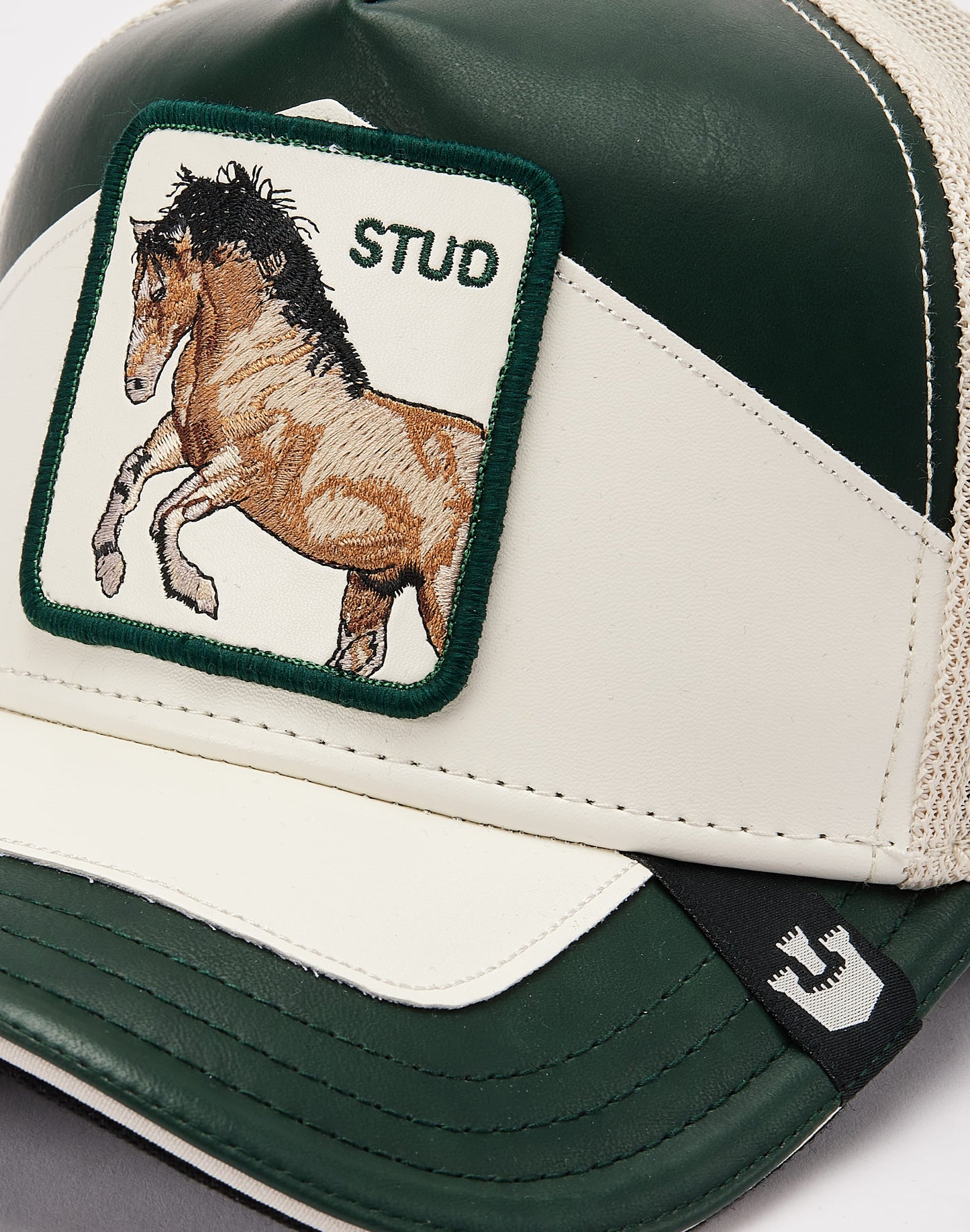 GORRA TRUCKER CABALLO "MOTO STUD" - VERDE / BLANCO - GOORIN BROS THE FARM ANIMALS | 101-1689