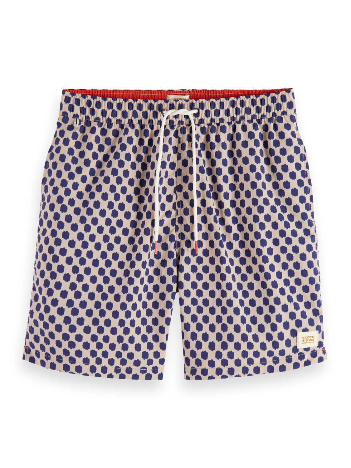 BAÑADOR CON ESTAMPADO INTEGRAL LUNARES - AZUL MARINO - SCOTCH & SODA | 175370-6989