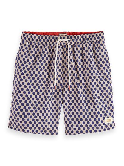 BAÑADOR CON ESTAMPADO INTEGRAL LUNARES - AZUL MARINO - SCOTCH & SODA | 175370-6989