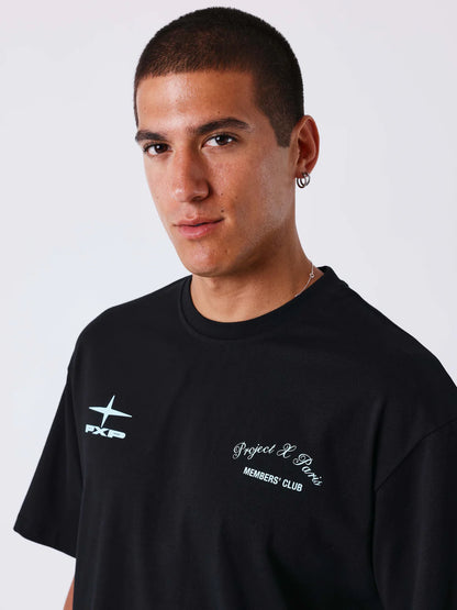 CAMISETA PXP MEMBER´S CLUB - NEGRO - PROJECT X PARIS | 2512023_BK