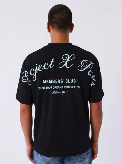 CAMISETA PXP MEMBER´S CLUB - NEGRO - PROJECT X PARIS | 2512023_BK