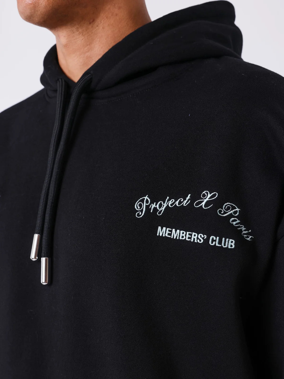 SUDADERA CON CAPUCHA "MEMBER´S CLUB" - NEGRO - PROJECT X PARIS | 2522302_BK