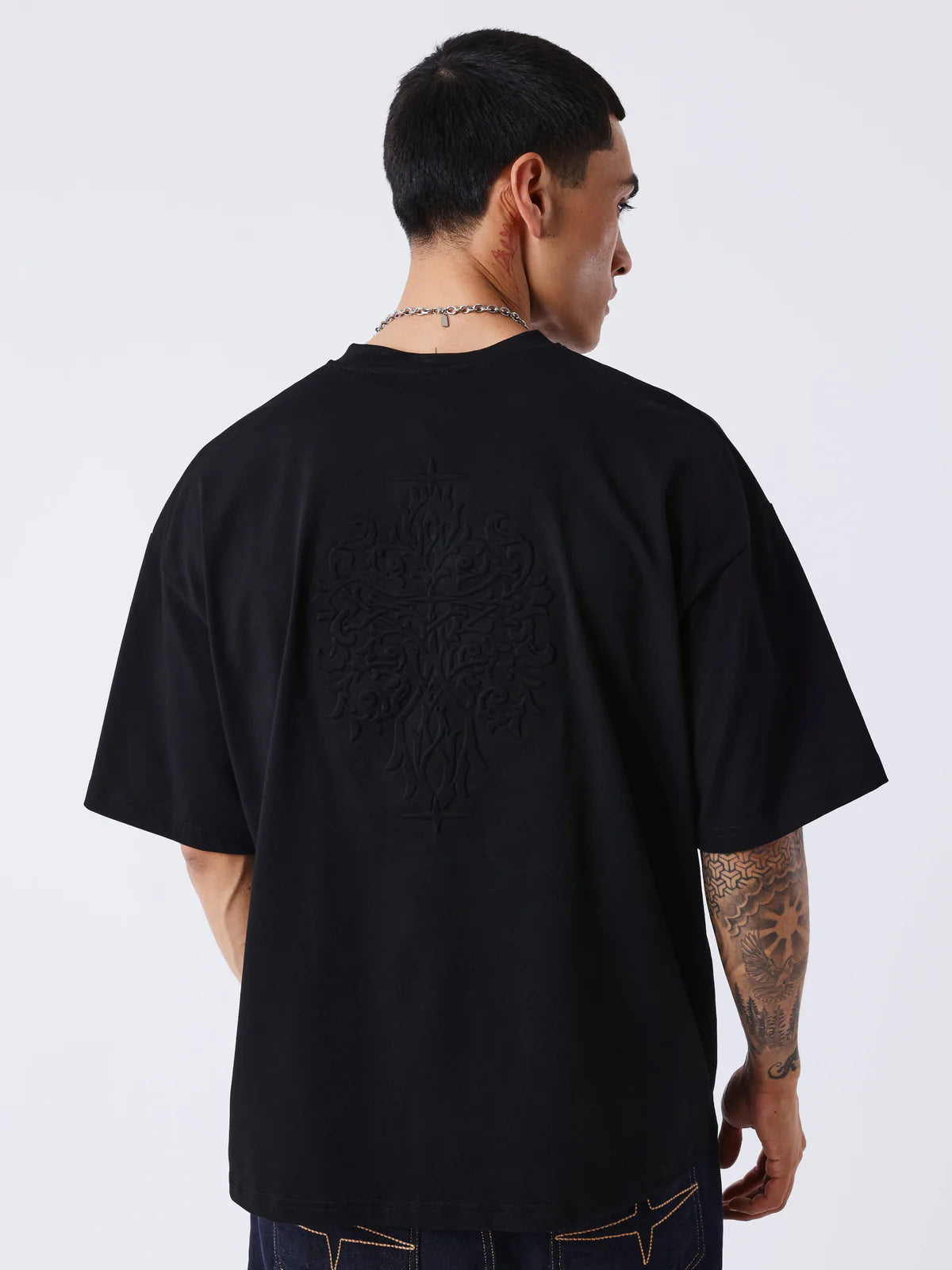 CAMISETA CON RELIEVE - NEGRO - PROJECT X PARIS | 2611143_BK