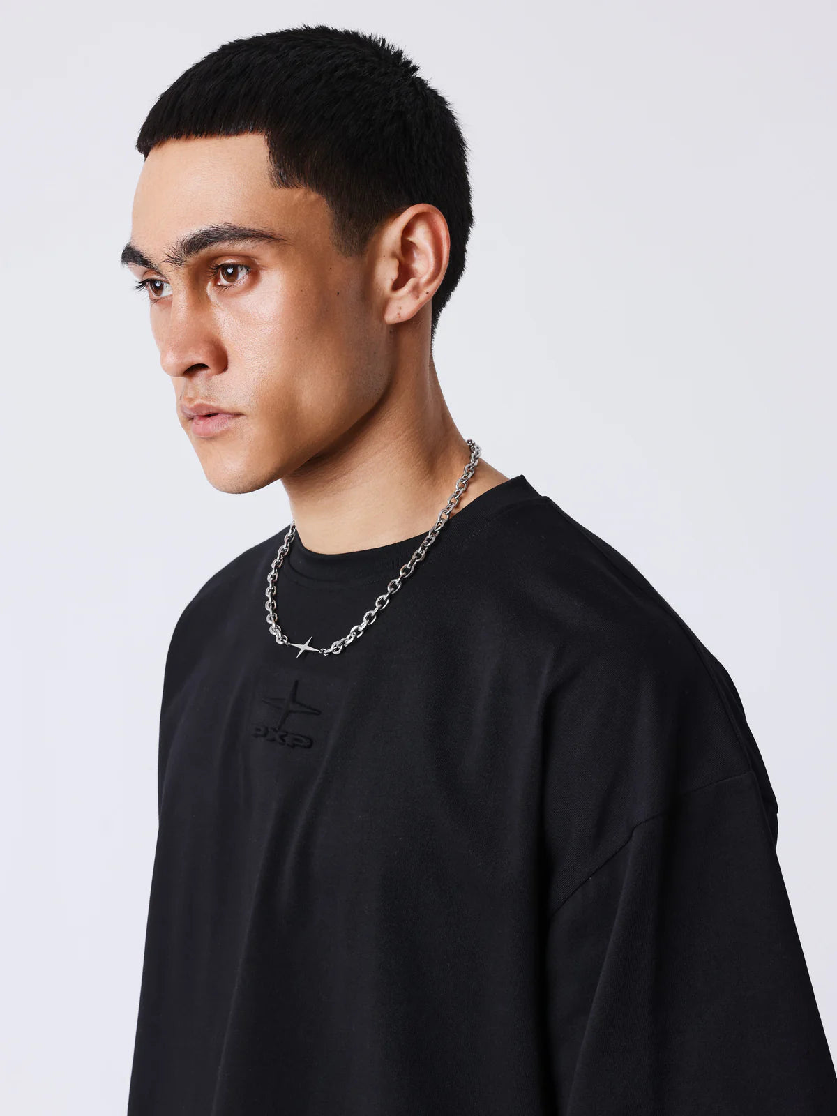 CAMISETA CON RELIEVE - NEGRO - PROJECT X PARIS | 2611143_BK