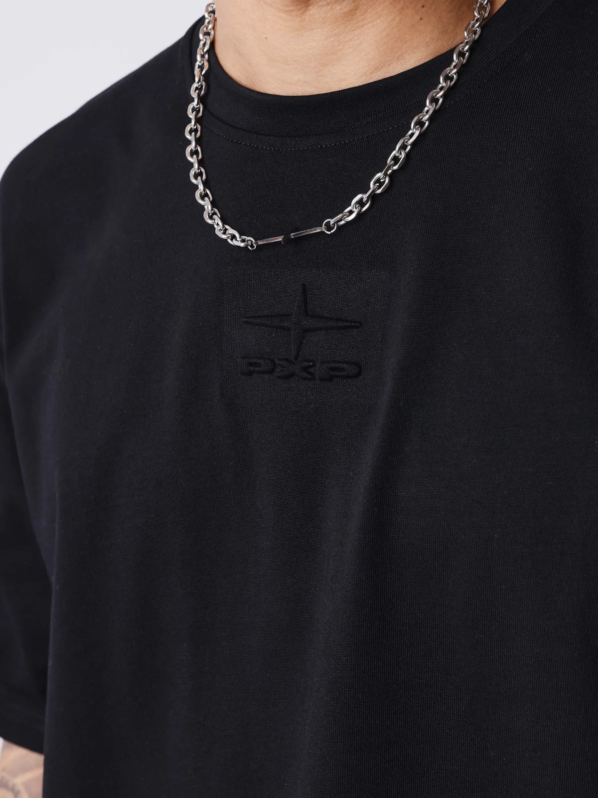 CAMISETA CON RELIEVE - NEGRO - PROJECT X PARIS | 2611143_BK