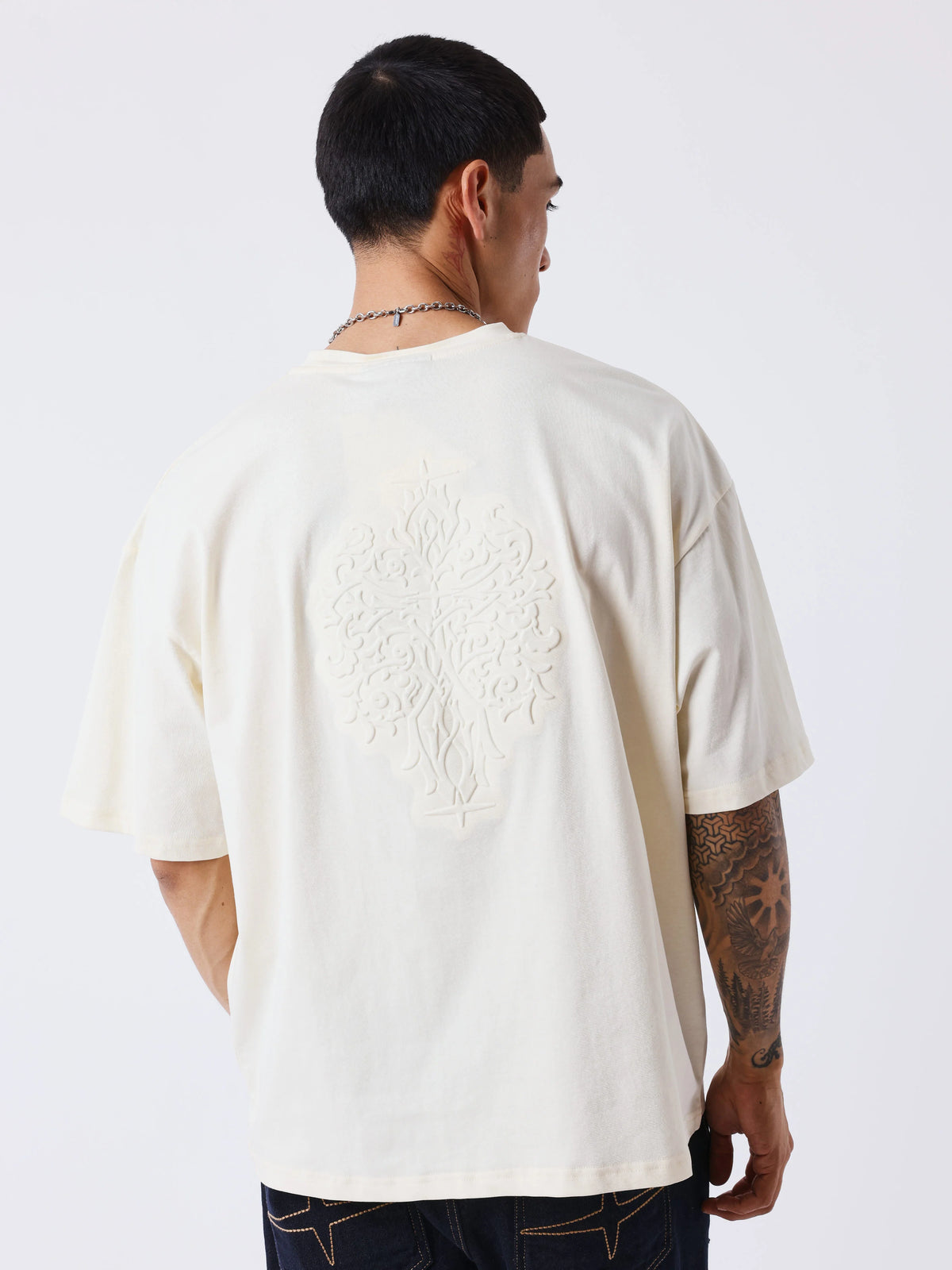 CAMISETA CON RELIEVE - BEIGE - PROJECT X PARIS | 2611143_CC