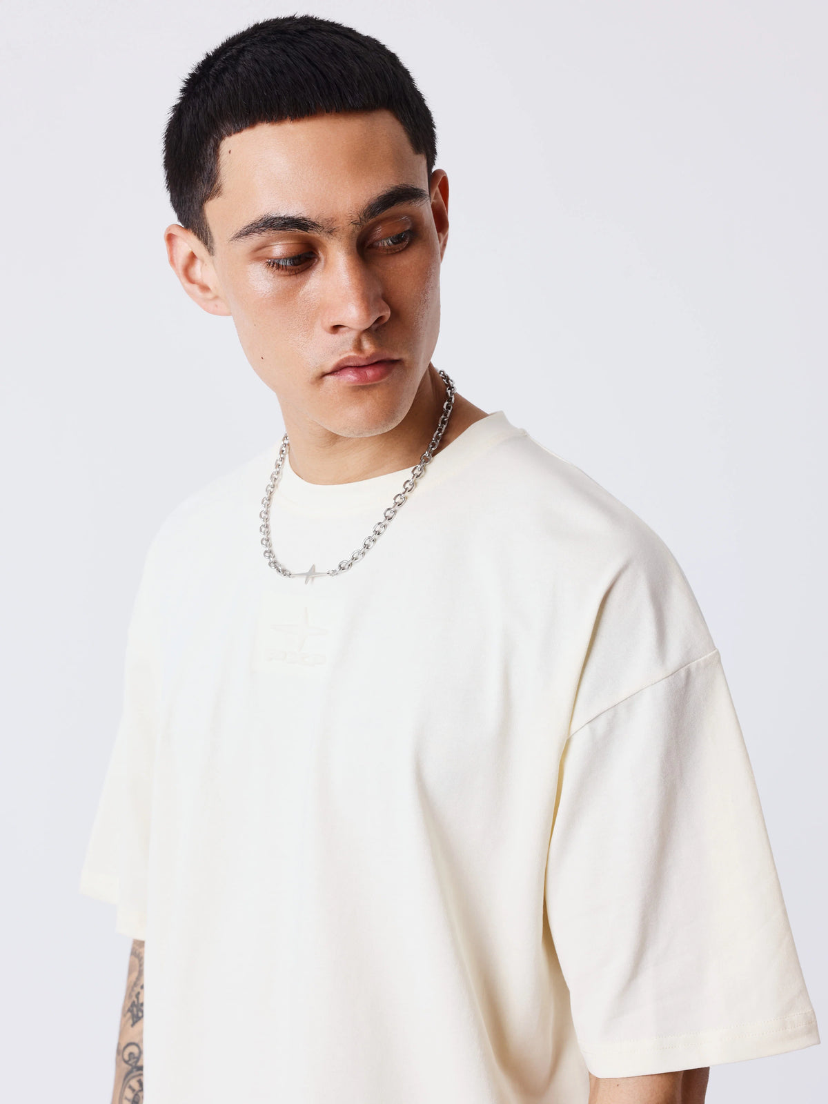 CAMISETA CON RELIEVE - BEIGE - PROJECT X PARIS | 2611143_CC