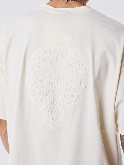 CAMISETA CON RELIEVE - BEIGE - PROJECT X PARIS | 2611143_CC