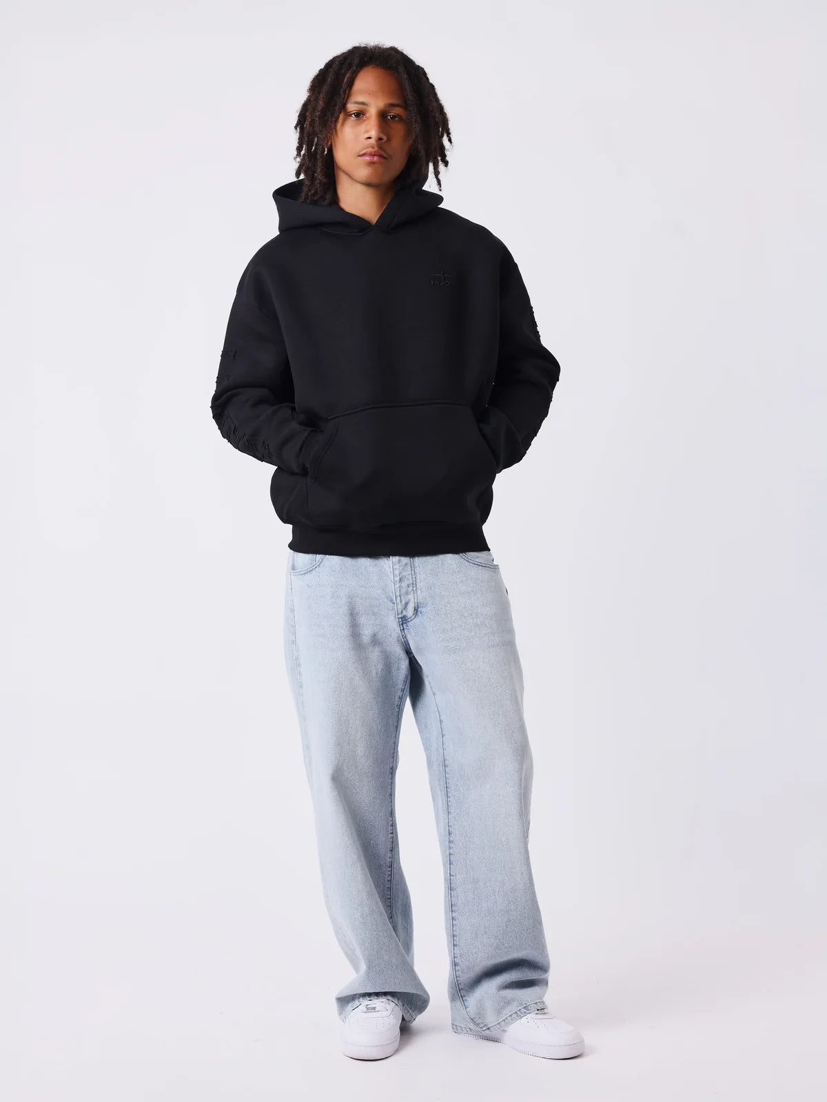SUDADERA CON CAPUCHA NEOPRENO OUTSIDER - NEGRO - PROJECT X PARIS | PXP-2622331_BK