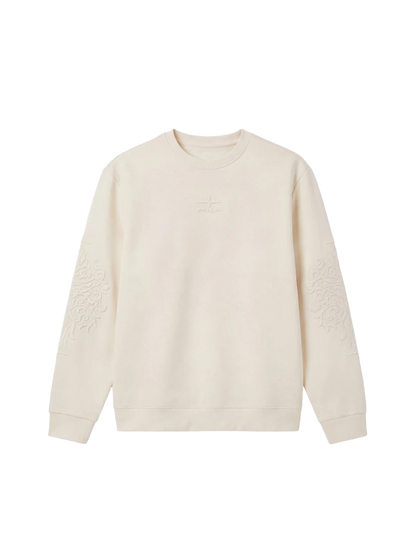 SUDADERA CUELLO REDONDO CON RELIEVE - BEIGE - PROJECT X PARIS | PXP-2622325-CC