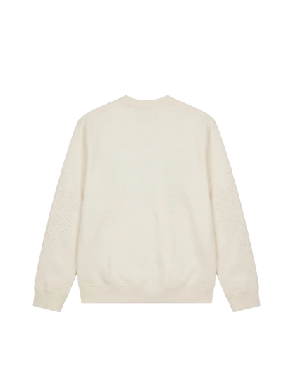 SUDADERA CUELLO REDONDO CON RELIEVE - BEIGE - PROJECT X PARIS | PXP-2622325-CC