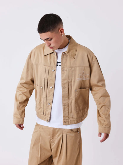 CHAQUETA LONA CLASSY - BEIGE - PROJECT X PARIS | 2693524_BG
