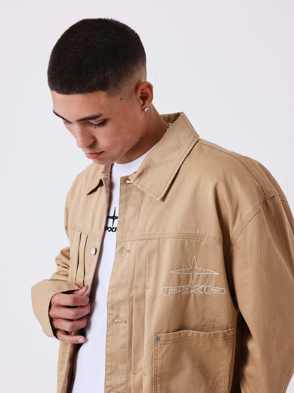 CHAQUETA LONA CLASSY - BEIGE - PROJECT X PARIS | 2693524_BG