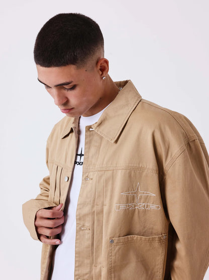 CHAQUETA LONA CLASSY - BEIGE - PROJECT X PARIS | 2693524_BG
