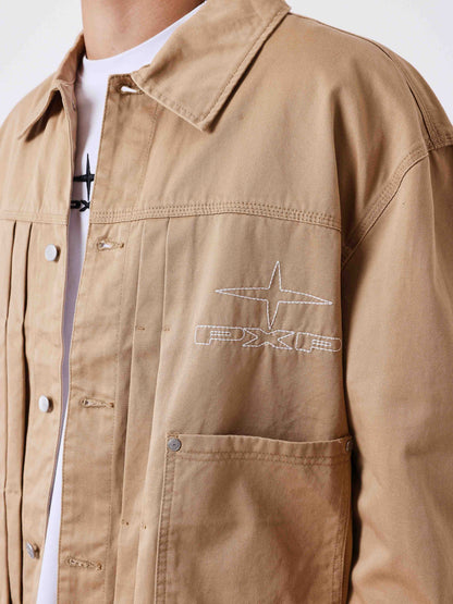 CHAQUETA LONA CLASSY - BEIGE - PROJECT X PARIS | 2693524_BG