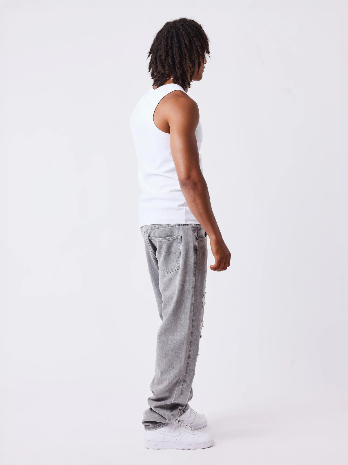 VAQUEROS SKINNY ROTOS - GRIS - PROJECT X PARIS | 2694466_JG