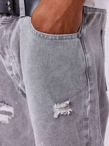VAQUEROS SKINNY ROTOS - GRIS - PROJECT X PARIS | 2694466_JG