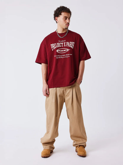 PANTALÓN TELA CON PINZAS CLASSY - BEIGE - PROJECT X PARIS | 2694474_BG 2544165_BK
