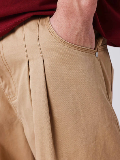 PANTALÓN TELA CON PINZAS CLASSY - BEIGE - PROJECT X PARIS | 2694474_BG 2544165_BK