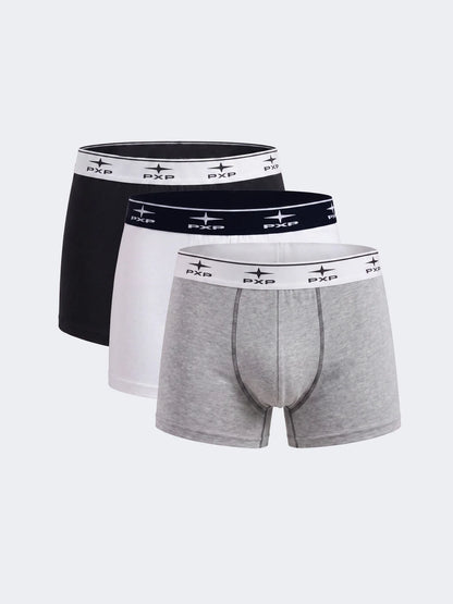 3 PACKS CALZONCILLOS BÓXERS - NEGRO/GRIS/BLANCO - PROJECT X PARIS | UN25200_BKGCW