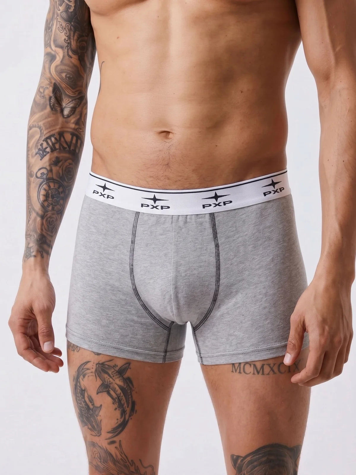 3 PACKS CALZONCILLOS BÓXERS - NEGRO/GRIS/BLANCO - PROJECT X PARIS | UN25200_BKGCW