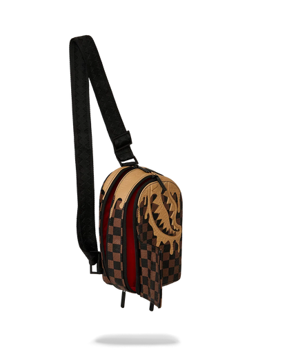 BOLSA SLING HENNY MELT - BROWN - SPRAYGROUND - 910B9366NSZ