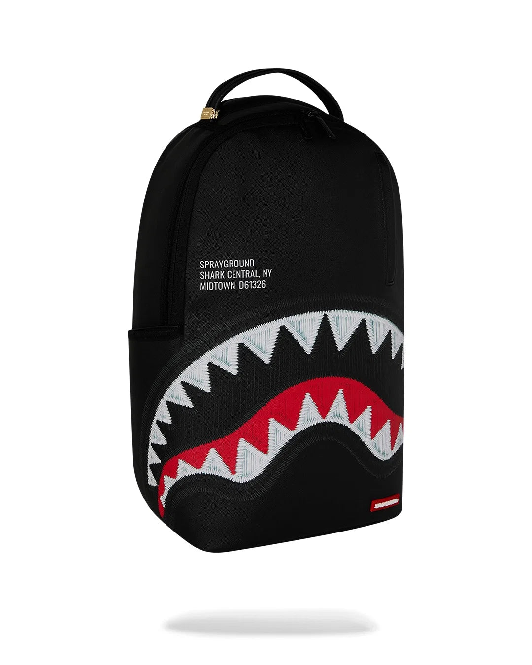 MOCHILA SHARK CENTRAL BLACK EMBROIDERED BACKPACK - NEGRO - SPRAYGROUND | 910B9629NSZ