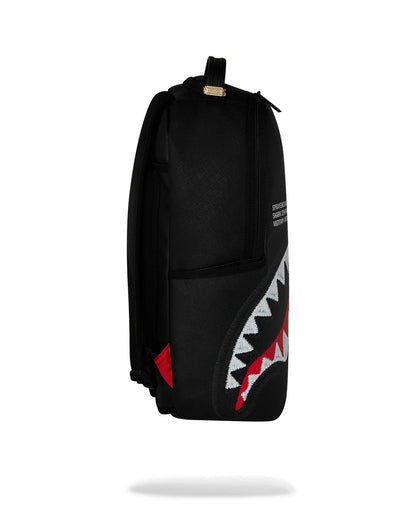 MOCHILA SHARK CENTRAL BLACK EMBROIDERED BACKPACK - NEGRO - SPRAYGROUND | 910B9629NSZ