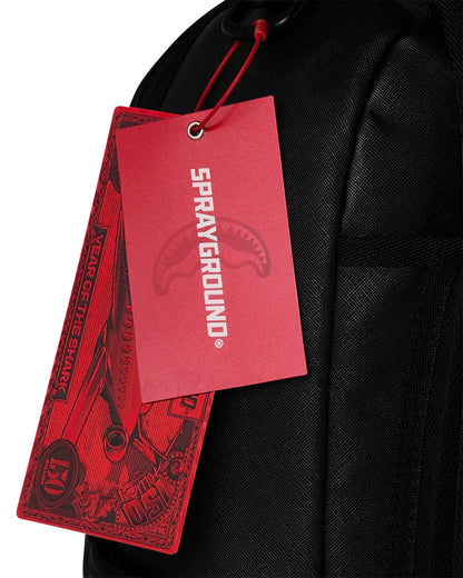 MOCHILA SHARK CENTRAL BLACK EMBROIDERED BACKPACK - NEGRO - SPRAYGROUND | 910B9629NSZ