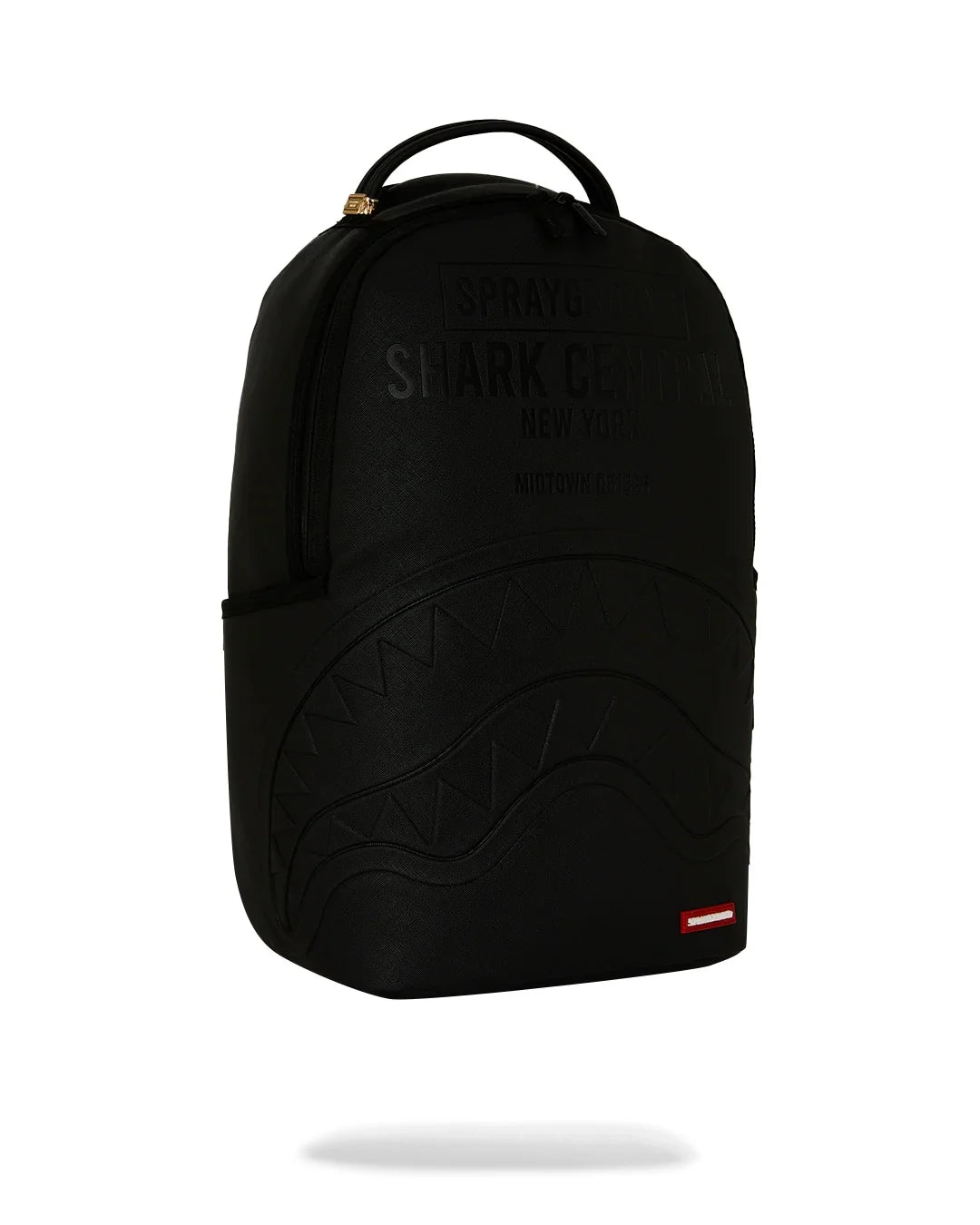 MOCHILA SHARK CENTRAL EMBOSSED BLACK NYLON BACKPACK - NEGRO - SPRAYGROUND | 910B9626NSZ