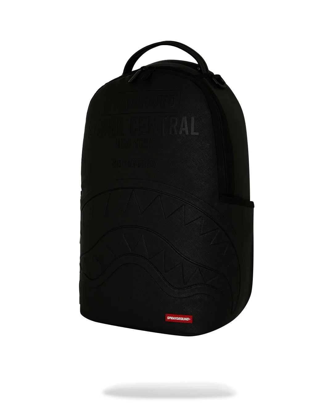 MOCHILA SHARK CENTRAL EMBOSSED BLACK NYLON BACKPACK - NEGRO - SPRAYGROUND | 910B9626NSZ
