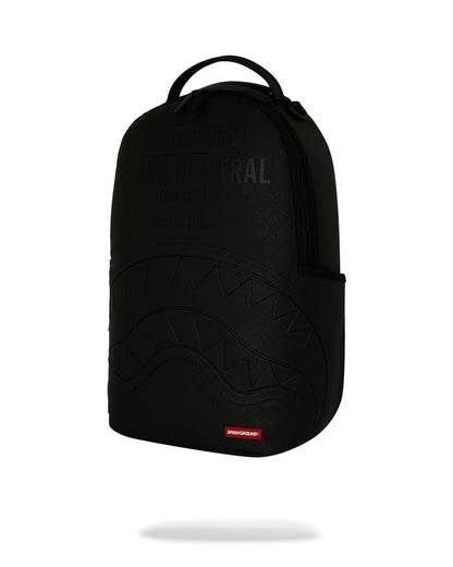 MOCHILA SHARK CENTRAL EMBOSSED BLACK NYLON BACKPACK - NEGRO - SPRAYGROUND | 910B9626NSZ